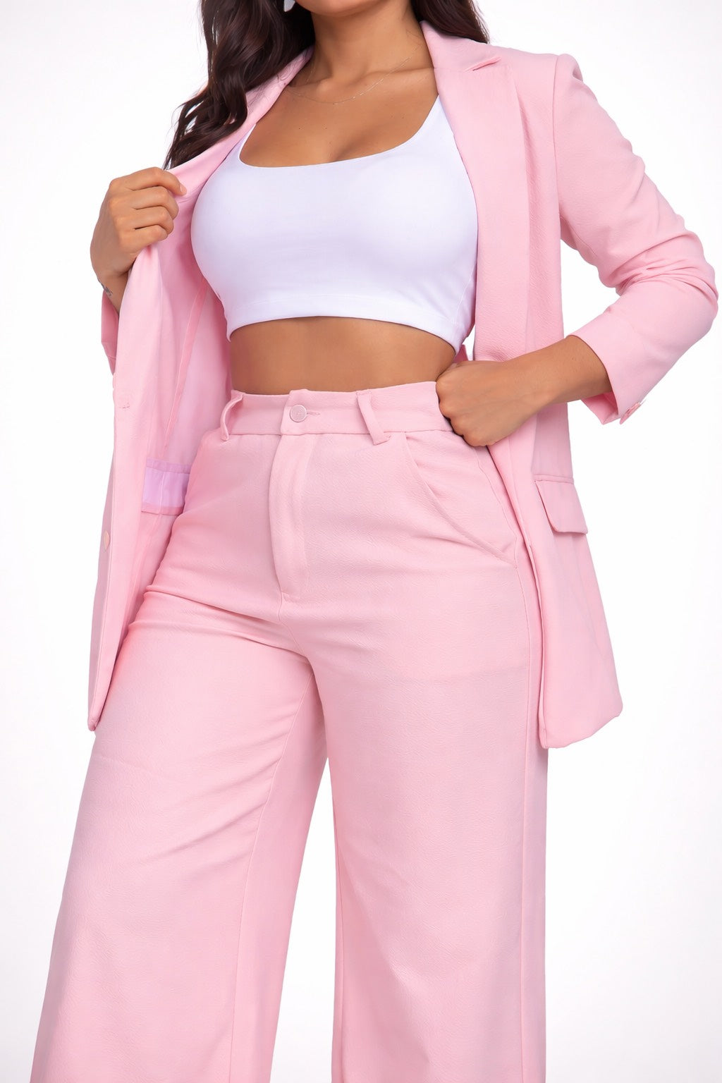 Conjunto elegante de dos piezas para mujer