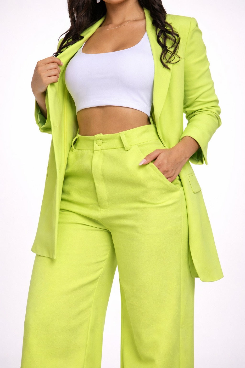 Conjunto elegante de dos piezas para mujer